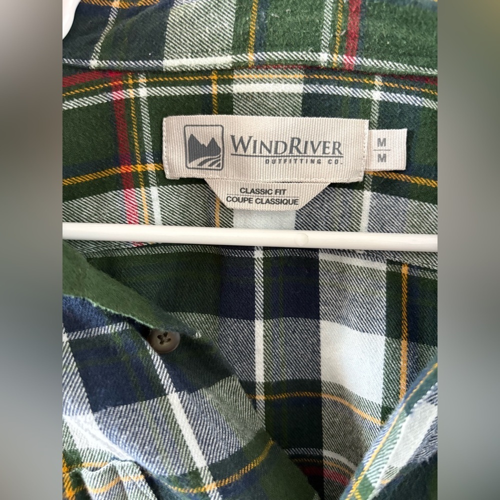 Men’s WindRiver Classic Fit Flannel Shirt - Picture 3 of 4